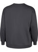 Sweatshirt with ruffle and crochet detail, Dark Grey, Packshot image number 1