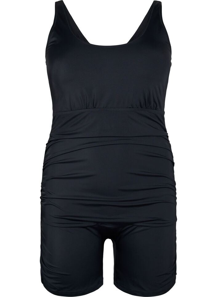 Swimsuit with legs, Black, Packshot image number 0