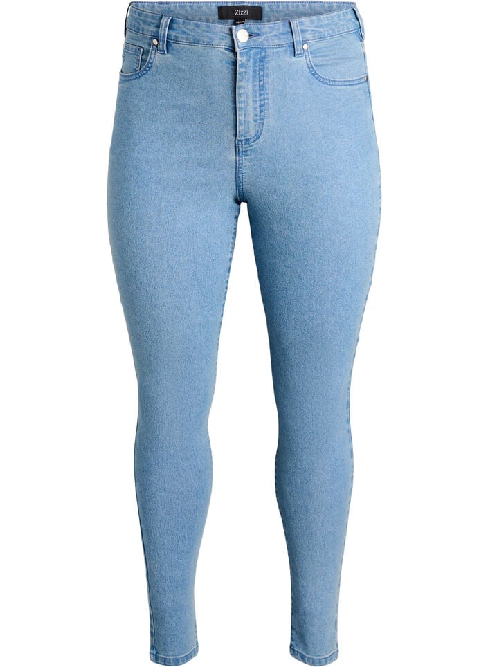 Amy high-waisted super slim fit jeans, Light Blue, Packshot image number 0
