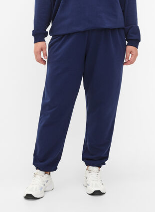 Sweatpants with pockets, Medieval Blue, Model image number 2