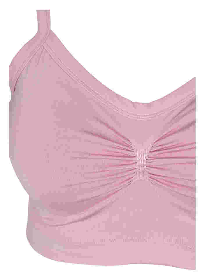 Seamless bra with lining, Mauve Shadows, Packshot image number 2
