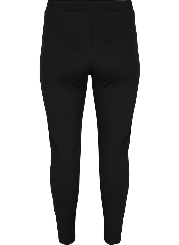 Leggings with pearls, Black, Packshot image number 1
