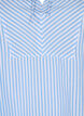Striped blouse with tie detail, Light Blue, Packshot image number 2