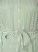 Ankle-length shirt dress with tie belt and stripes, Green, Packshot image number 2