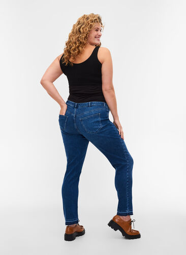 Maternity Emily jeans, Blue denim, Model image number 0
