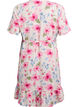Floral wrap dress with short sleeves, White, Packshot image number 1