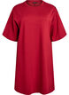 T-shirt dress in jersey with side slits, Red, Packshot image number 0