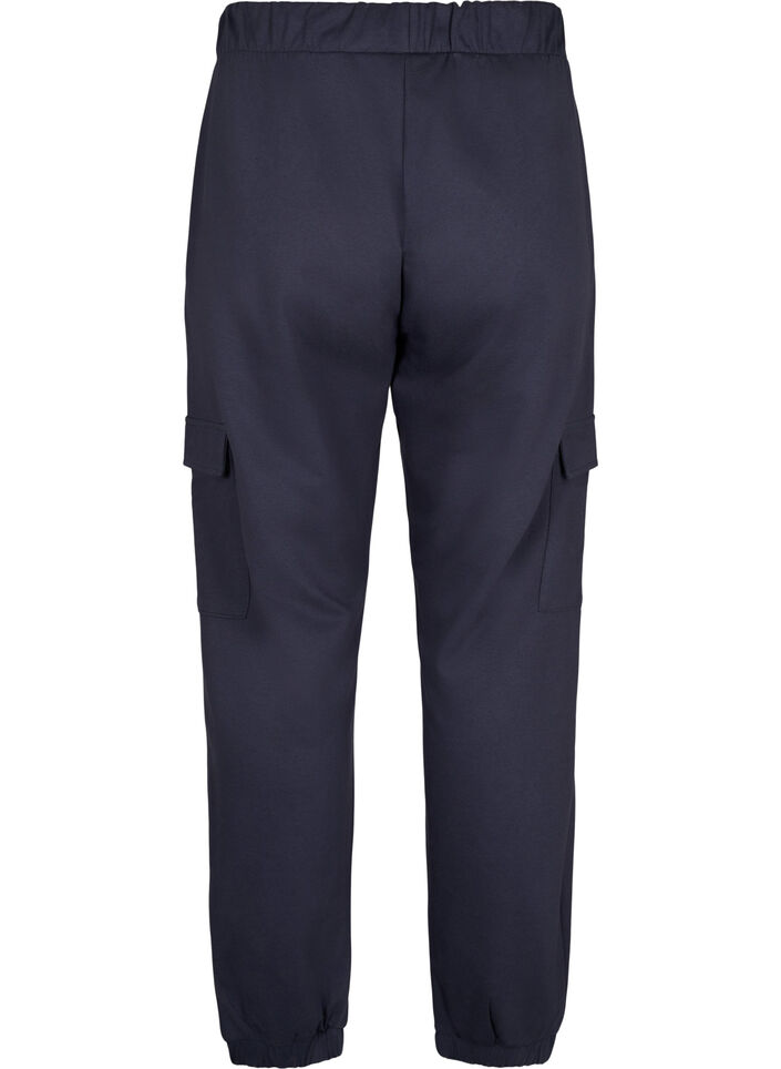 Sweatpants with cargo pockets, Ombre Blue, Packshot image number 1
