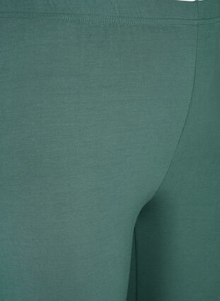 Basic 3/4-length viscose leggings, Sea Pine, Packshot image number 2