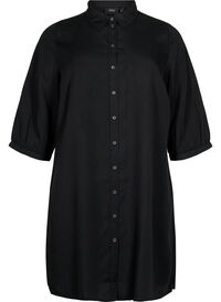 	 Long shirt with 3/4 sleeves in lyocell (TENCEL™)