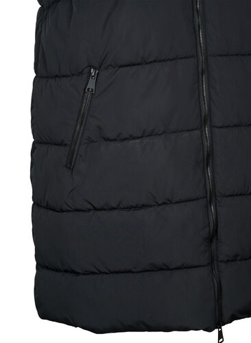 Sporty hoodie with pockets, Black, Packshot image number 3