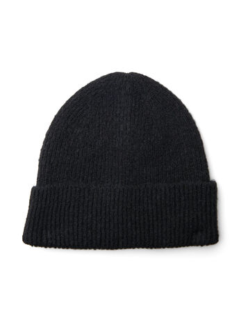 Knitted beanie with wool