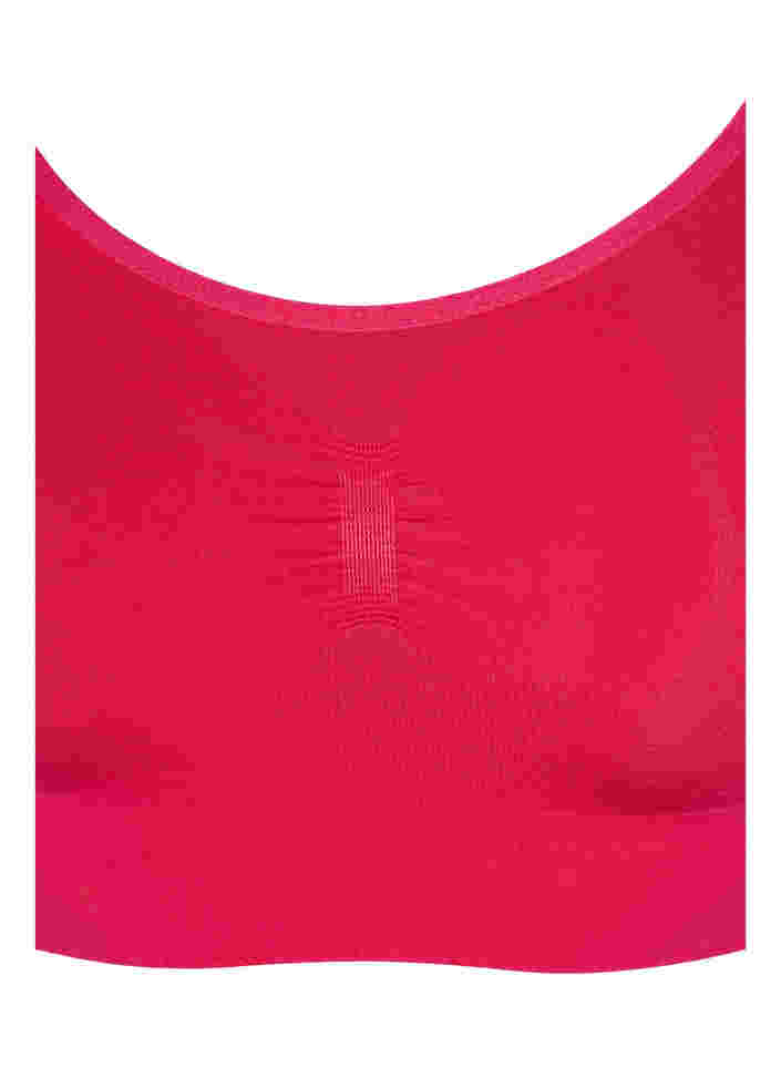 Stretchy seamless bra, Bright Rose, Packshot image number 2