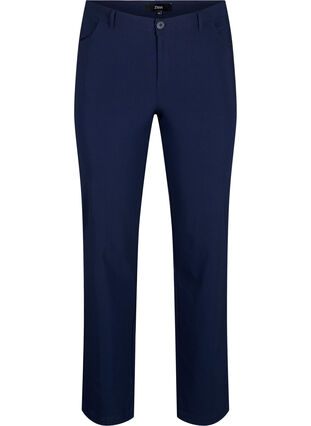 Classic pants in a viscose mix, Night Sky, Packshot image number 0