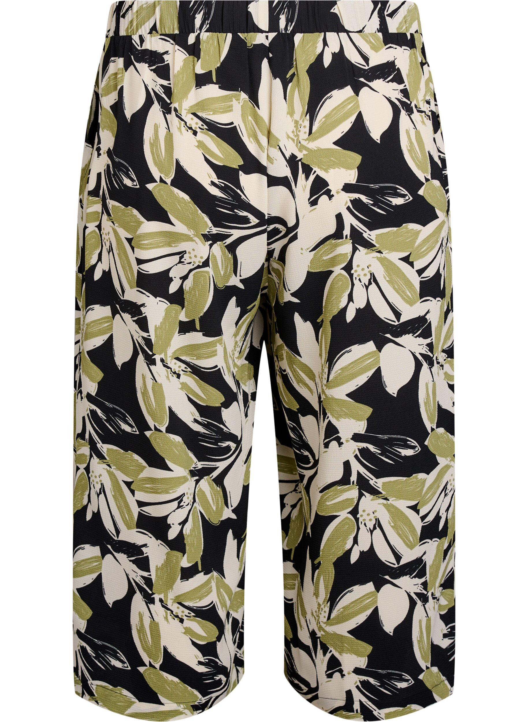 ZizzifashionCulotte trousers with print, Black, Packshot image number 1