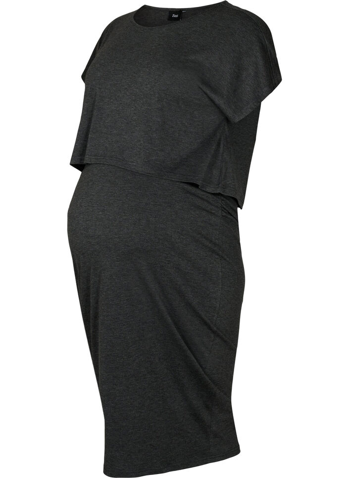 Melange Pregnancy Set, Black Melange, Packshot image number 0