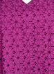 Blouse with embroidered floral pattern, Purple, Packshot image number 2