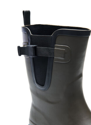 Long wide fit rubber boots, Tarmac, Packshot image number 3