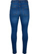 Slim fit jeans with abrasion details, Blue Denim, Packshot image number 1