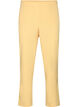 Trousers with pockets and straight legs, Yellow, Packshot image number 0