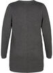 Long knitted cardigan in a viscose blend, Dark Grey, Packshot image number 1
