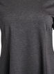 Short A-line jersey dress, Dark Grey, Packshot image number 2