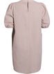 Tunic with A-line shape and short balloon sleeves, Beige, Packshot image number 1