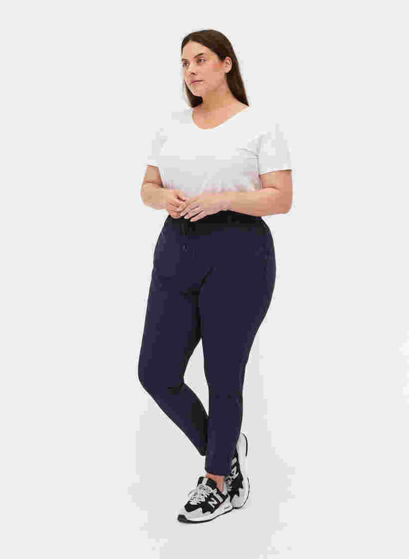 Cropped Maddison trousers, Night Sky, Model image number 0