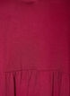 Jersey dress with lace details and a layered skirt, Red, Packshot image number 2