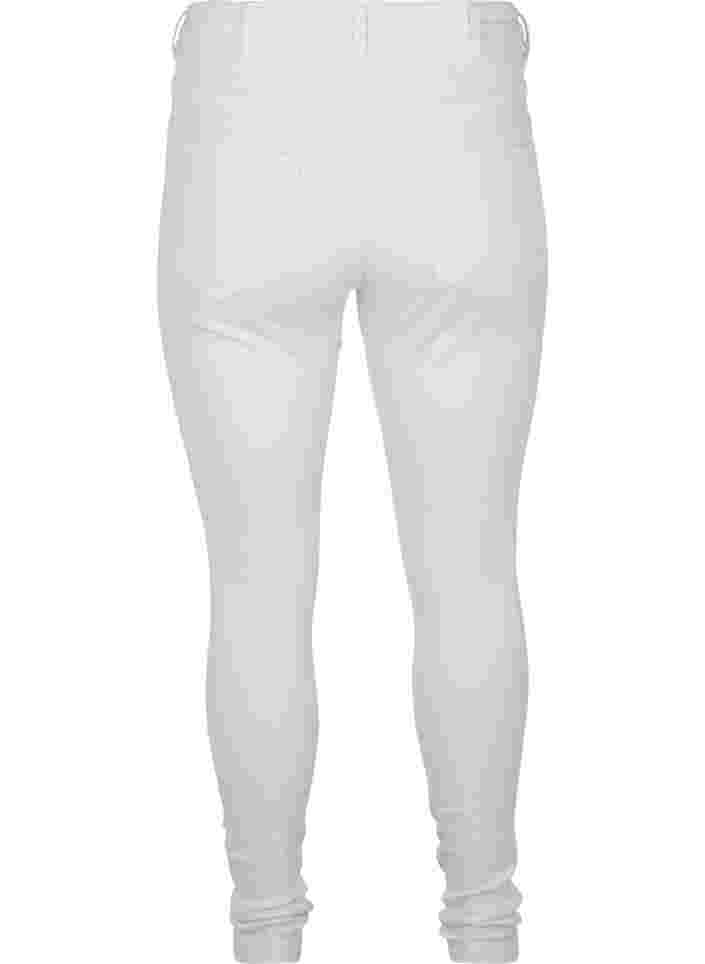 Super slim Amy jeans with high waist, Bright White, Packshot image number 1