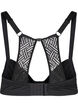 Underwired bra with back detail, Black, Packshot image number 1