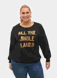 Christmas jumper, Black Jingle, Model