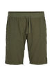Loose cotton shorts with pockets, Green, Packshot image number 0
