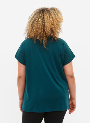 Training t-shirt with round neck, Deep Teal, Model image number 1