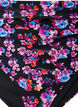 High-waisted patterned bikini bottoms, Purple, Packshot image number 2