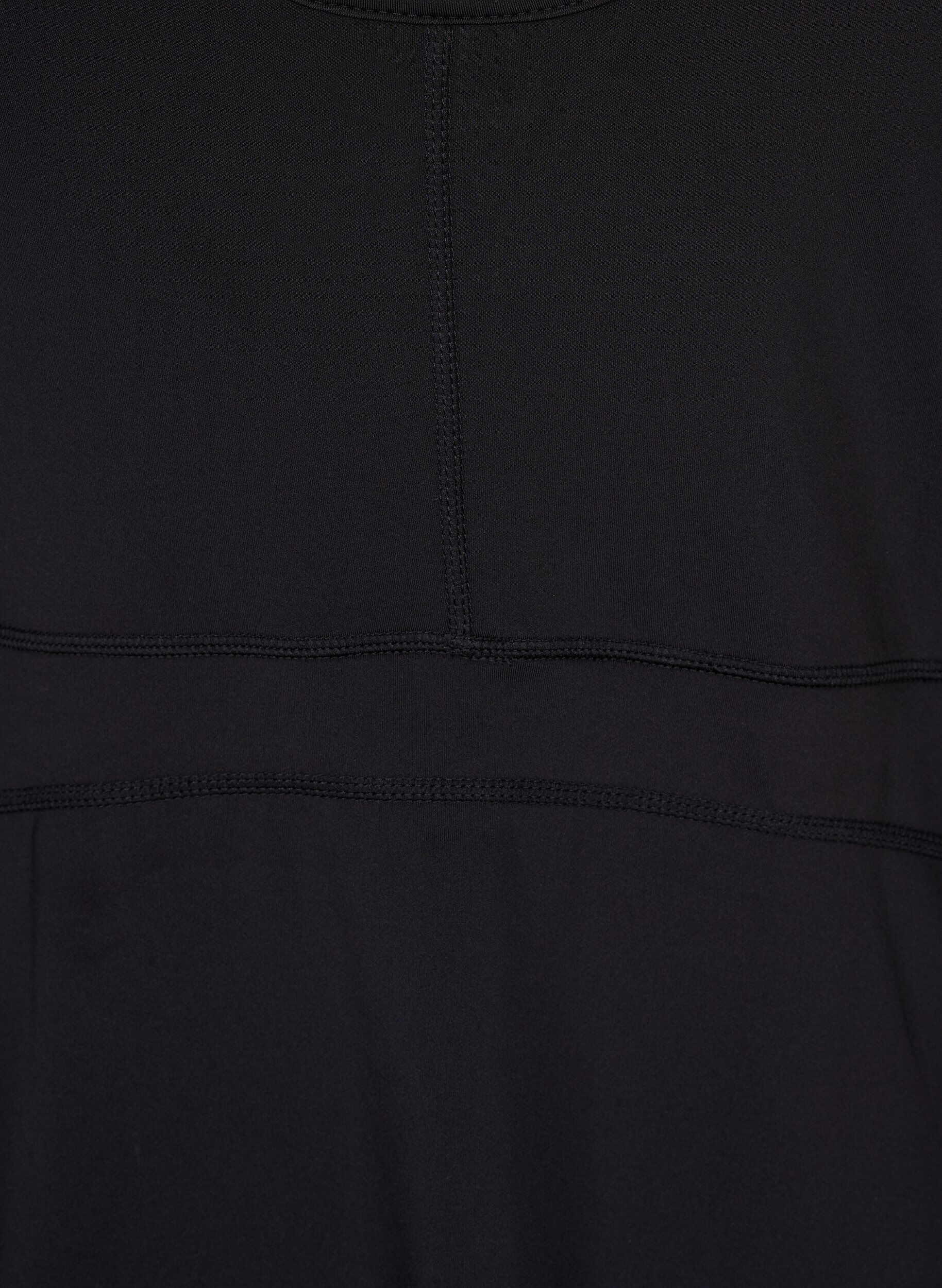 Zizzifashion Padel dress with inner shorts, Black, Packshot image number 3