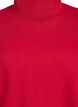 Sweatshirt with high neck and long sleeves, Red, Packshot image number 2