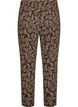 Cotton pyjamas pants with print, Brown, Packshot image number 1