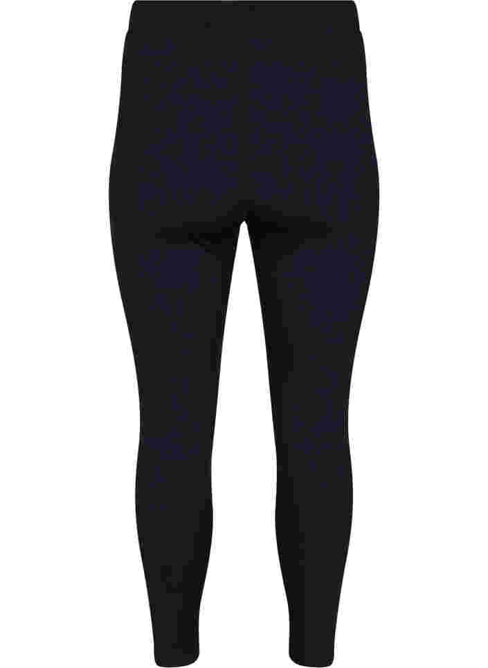 	 7/8 tights with pockets and adjustable drawstring, Black, Packshot image number 1