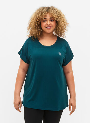 Training t-shirt with round neck, Deep Teal, Model image number 0
