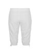 Loose cropped trousers in cotton, White, Packshot image number 1