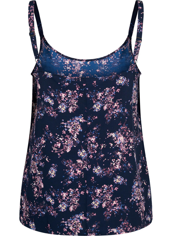 FLASH - Top with print, Navy Rose Flower, Packshot image number 1