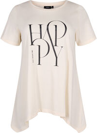 T-shirt in cotton with text print