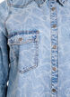 Denim dress with heart pattern, Light Blue, Packshot image number 2