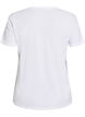 T-shirt with motif, White, Packshot image number 1