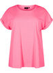 Neon colored cotton t-shirt, Pink, Packshot image number 0