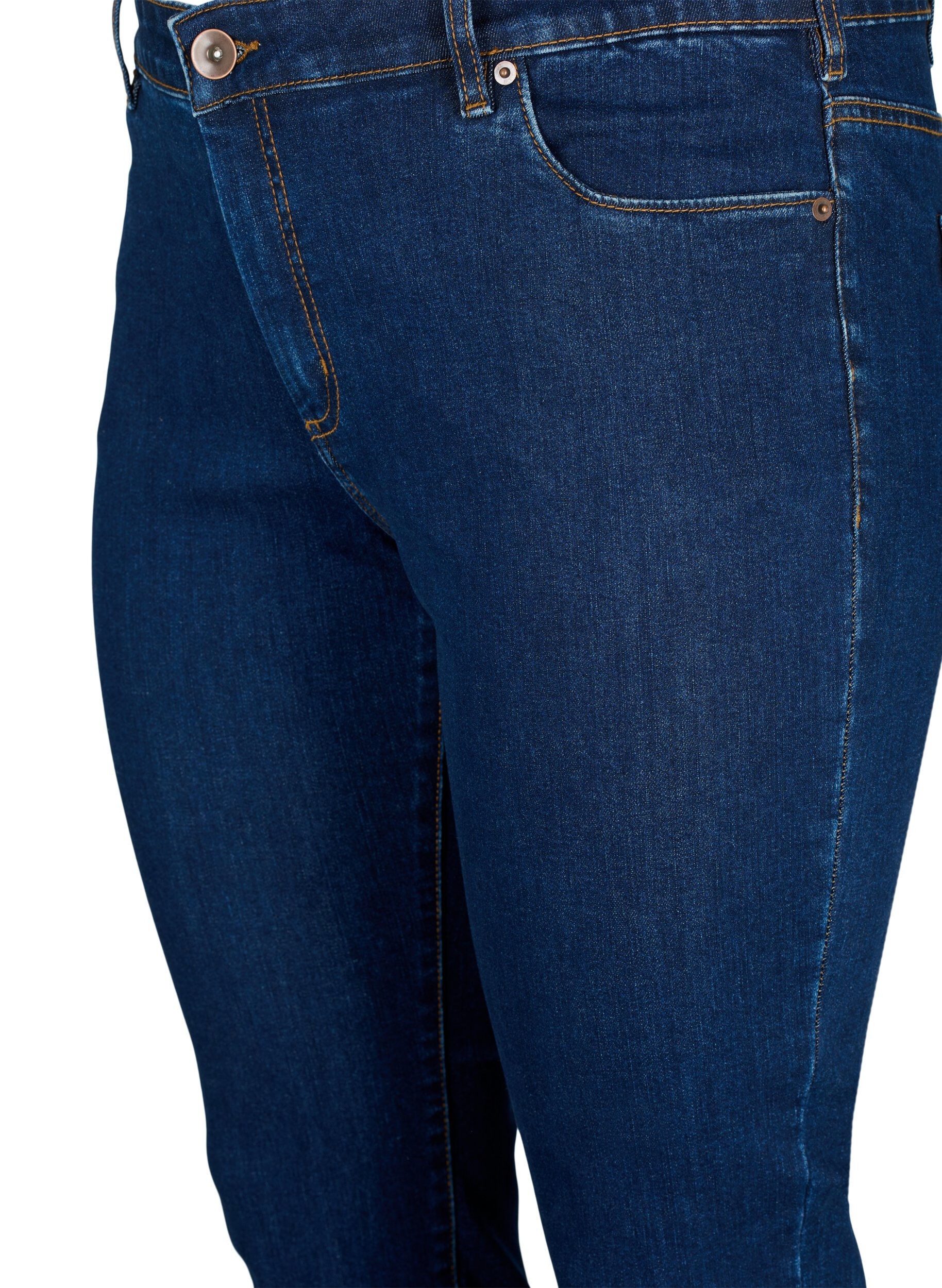 ZizzifashionSlim fit Emily jeans with regular waist, Blue, Packshot image number 2