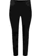 Super slim Amy jeans with elasticated waist, Black, Packshot