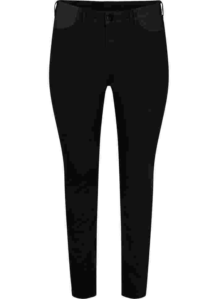 Super slim Amy jeans with elasticated waist, Black, Packshot image number 0