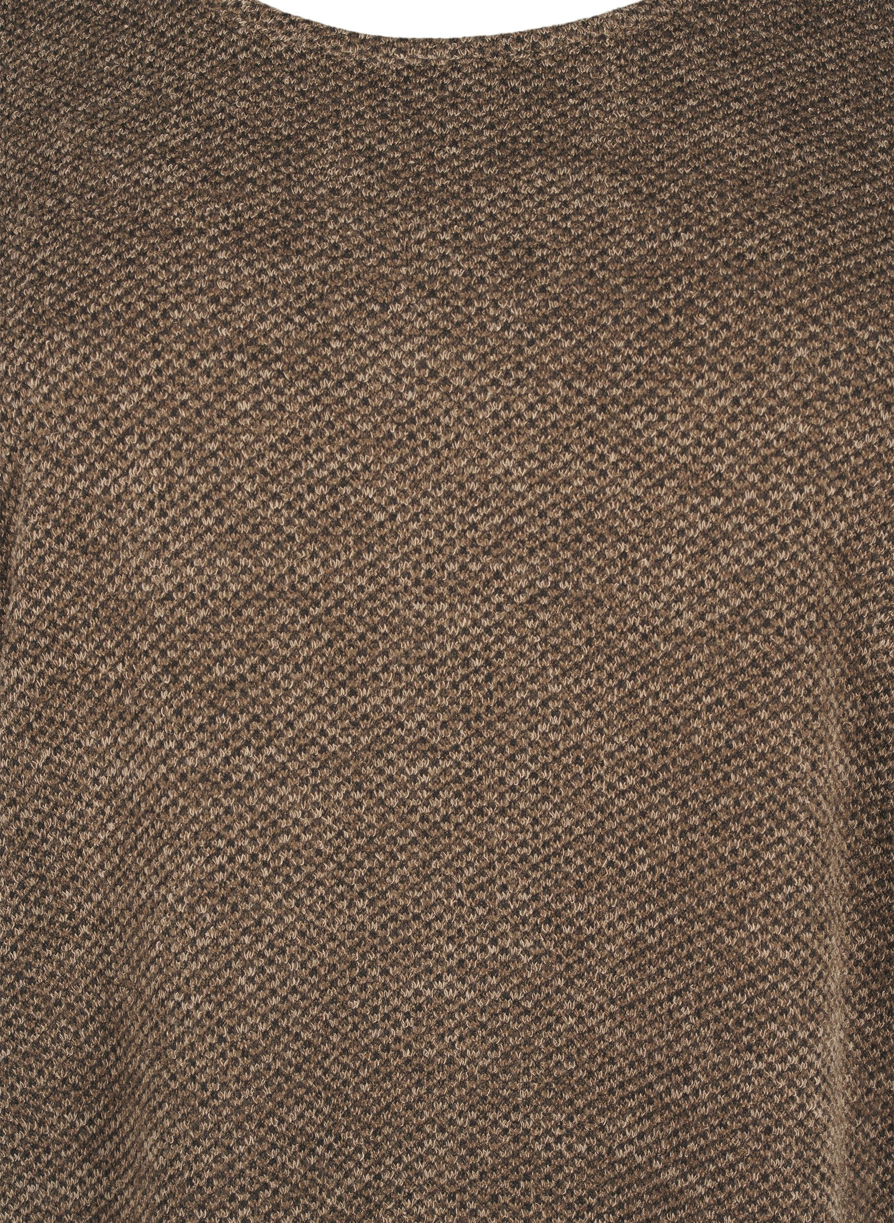 Zizzifashion T-shirt dress with short sleeves, Caribou, Packshot image number 2